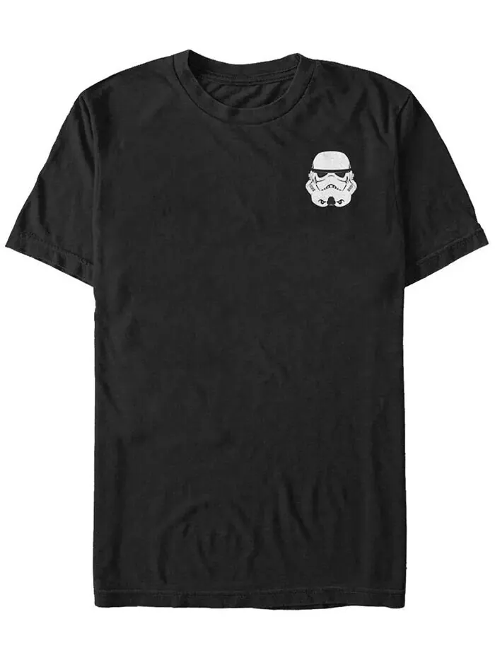 Футболка мужская Star Wars Storm Trooper Helmet Left Breast с коротким рукавом Fifth Sun — изображение 1 из 1, черный