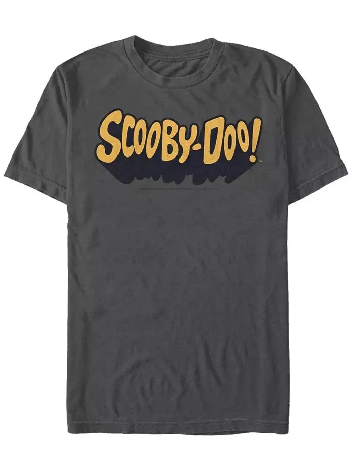 Мужская футболка с коротким рукавом и классическим логотипом Scooby Doo Fifth Sun — изображение 1 из 1, темно-серый