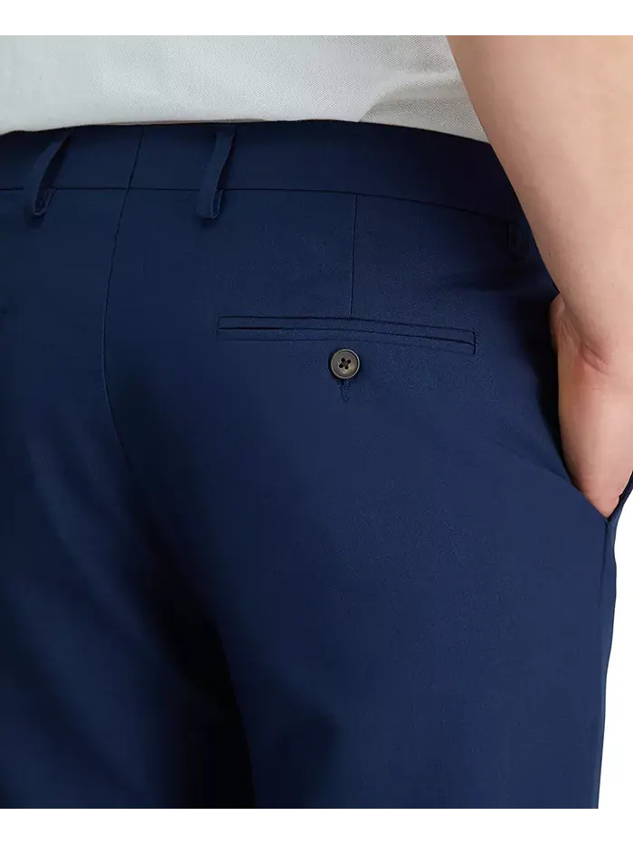Мужские классические брюки прямого кроя Premium Comfort с 4-сторонней растяжимостью, без складок и — 5