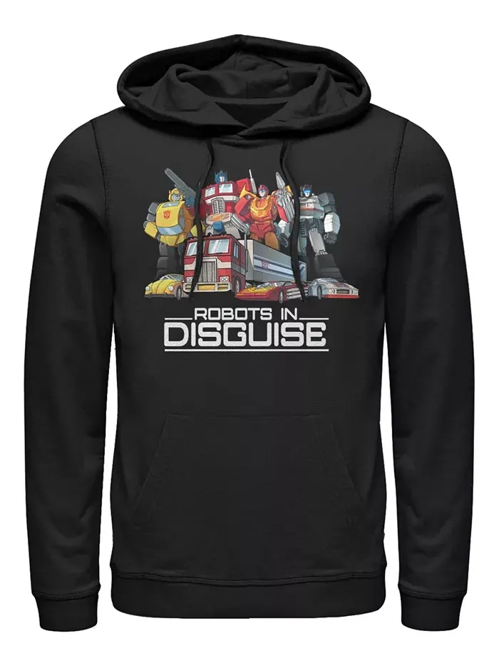 Мужская толстовка Transformer Robots in Disguise из флиса Fifth Sun — изображение 1 из 1, черный