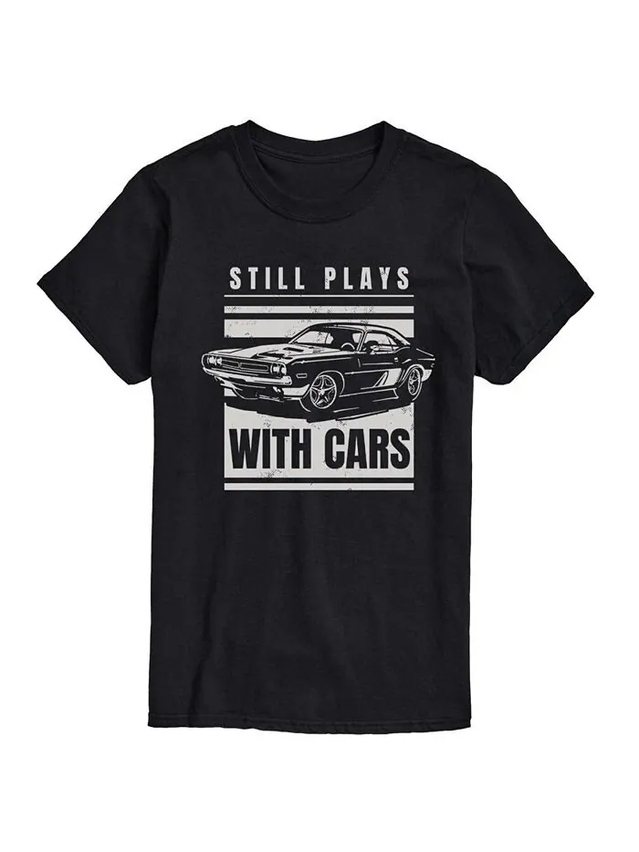 Мужская футболка с коротким рукавом Still Play With Cars AIRWAVES — изображение 1 из 3, черный