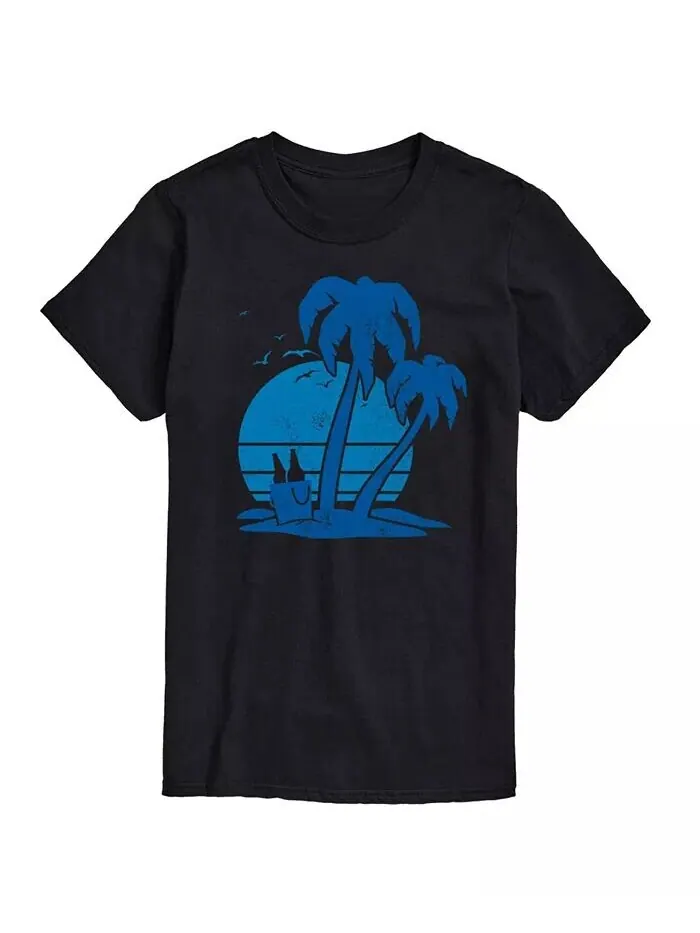 Мужская футболка с короткими рукавами Hybrid Apparel Beach and Beer AIRWAVES — изображение 1 из 3, черный