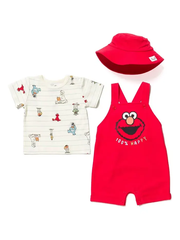 Попробуйте комплект одежды для мальчиков Baby Boys Sesame Street Elmo из мягкого велюра: