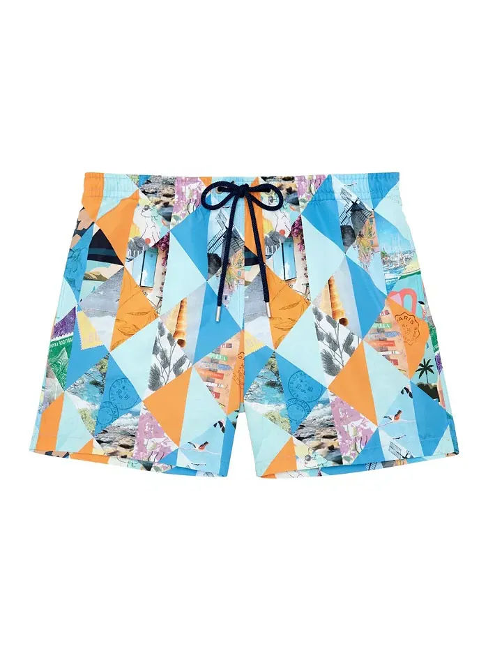 Мужские шорты Port Cros Beach Boxer HOM USA — изображение 3 из 5, синий