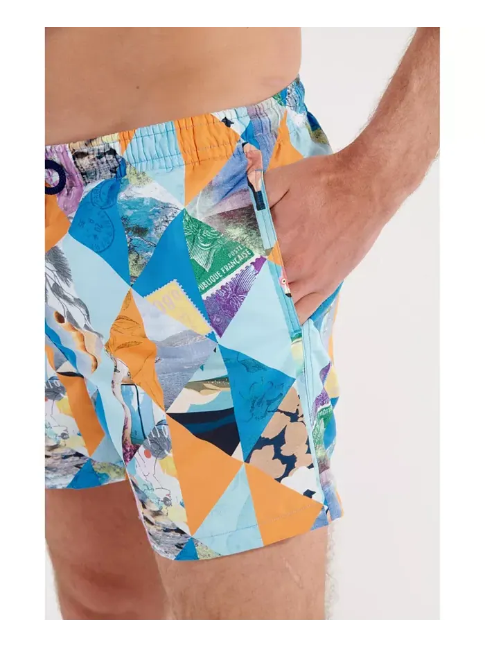 Мужские шорты Port Cros Beach Boxer HOM USA — изображение 5 из 5, синий