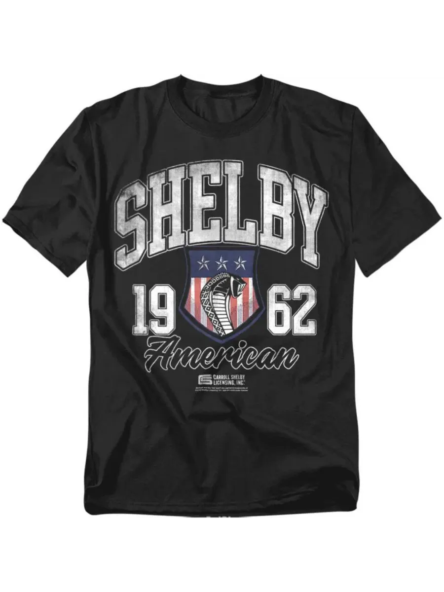 Футболка с принтом Shelby Snake American Shield Mustang — изображение 1 из 3, черный