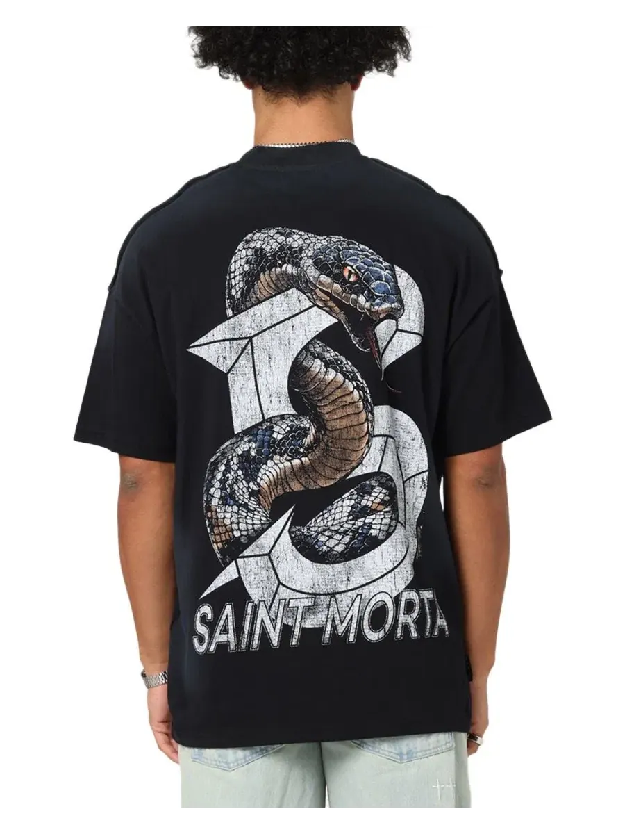 Футболка свободного кроя Venom Boxy T-Shirt SAINT MORTA — изображение 2 из 5, нет цвета
