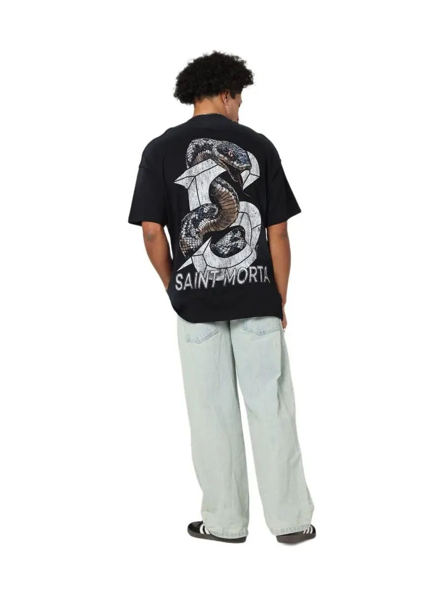 Футболка свободного кроя Venom Boxy T-Shirt SAINT MORTA — изображение 3 из 5, нет цвета