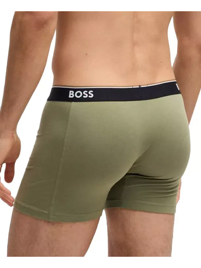 Мужские боксеры Power 3-Pk с логотипом на резинке Hugo Boss — изображение 6 из 6, мульти