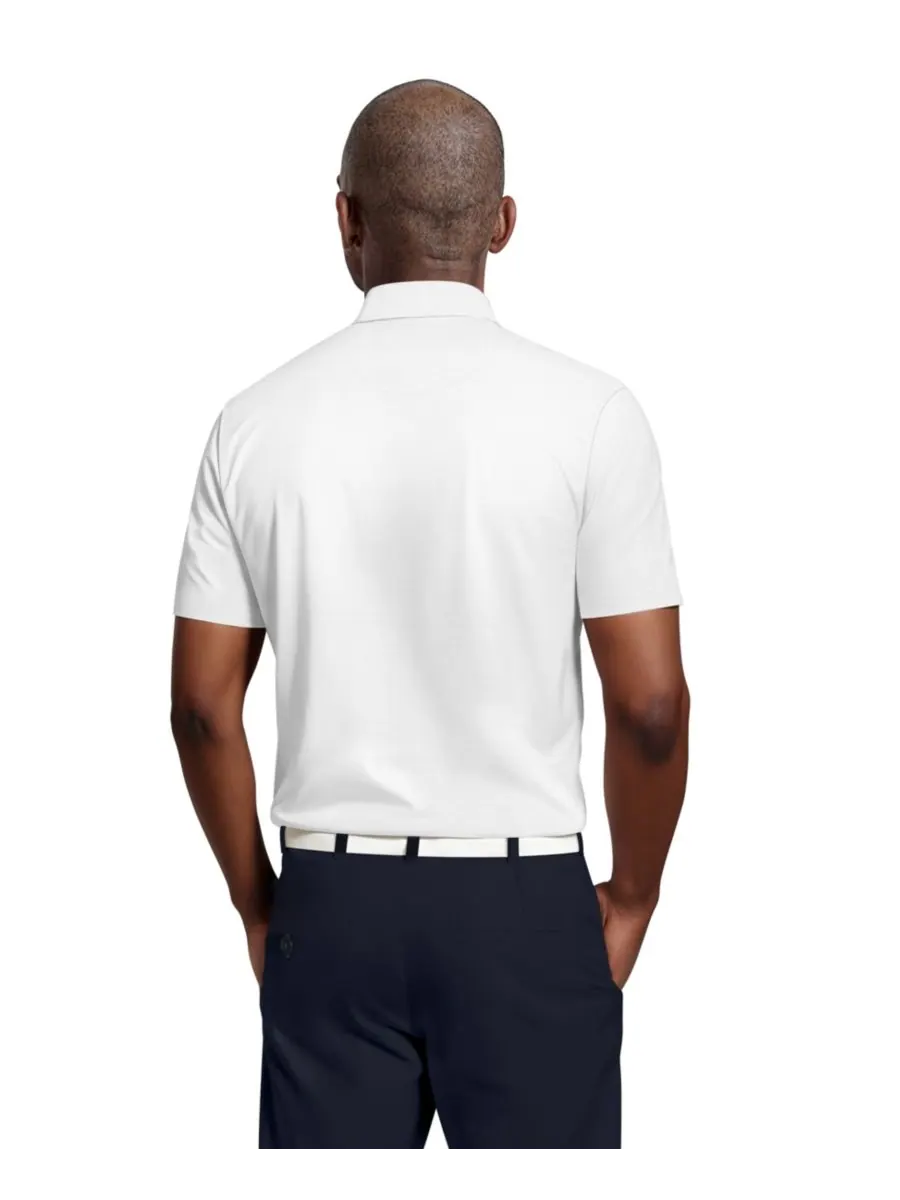 Мужская однотонная поло-рубашка с охлаждающей текстурой PGA TOUR — изображение 4 из 4, яркий белый