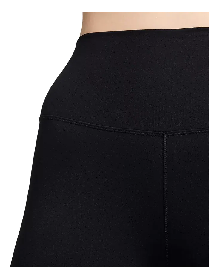Женские леггинсы One High-Waisted Cropped-Length Nike — изображение 5 из 6, черный/черный