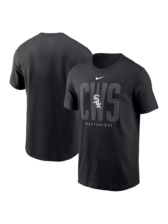 Мужская черная футболка Chicago White Sox Fashion Local Nike — изображение 1 из 3, черный