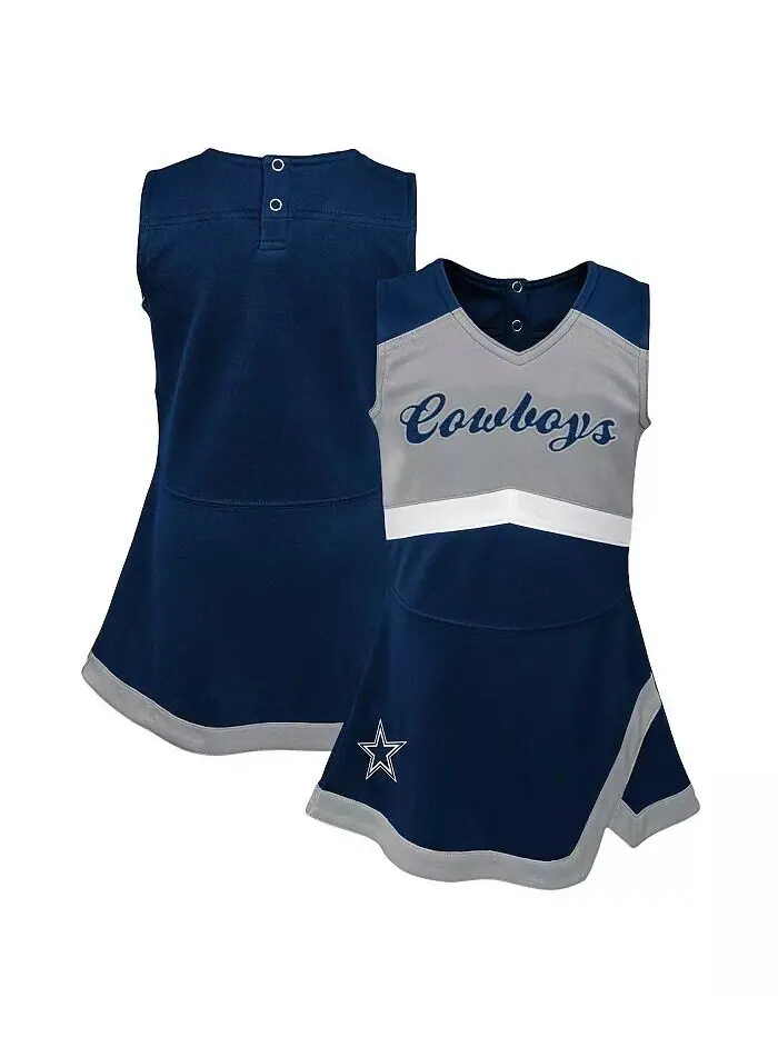 Платье-джемпер для девочек в морском стиле Dallas Cowboys Cheer Captain Outerstuff — изображение 1 из 4
