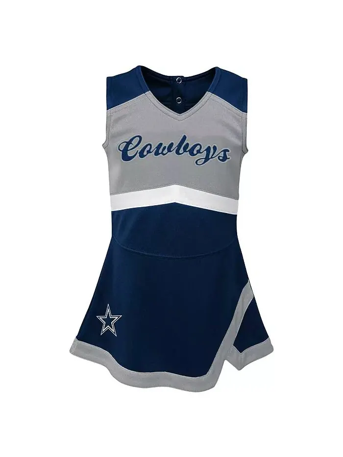 Платье-джемпер для девочек в морском стиле Dallas Cowboys Cheer Captain Outerstuff — изображение 4 из 4