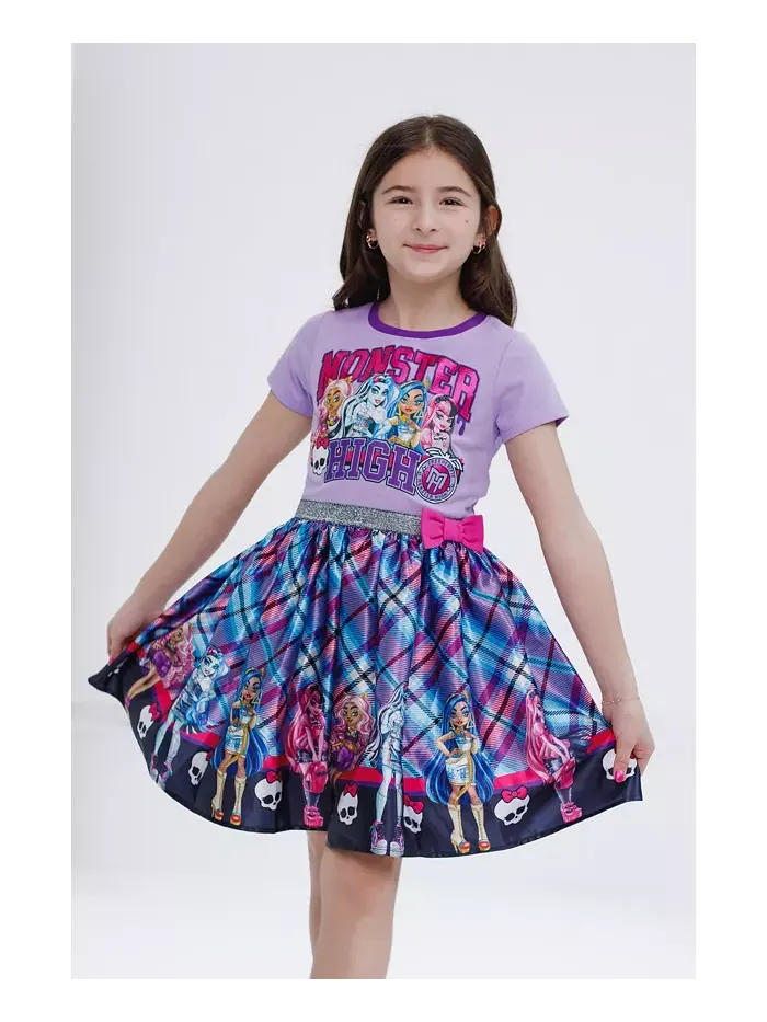 Платье для девочек Mattel Monster High — изображение 4 из 6, фиолетовый