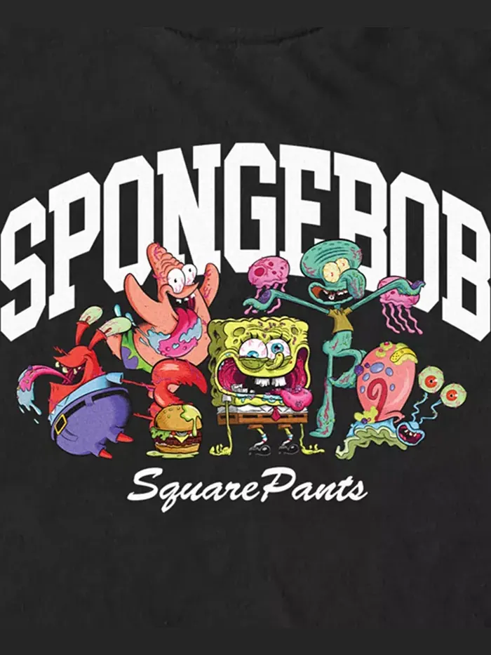 Мужская футболка Sponge Group с коротким рукавом для занятий спортом Fifth Sun — изображение 3 из 3, черный