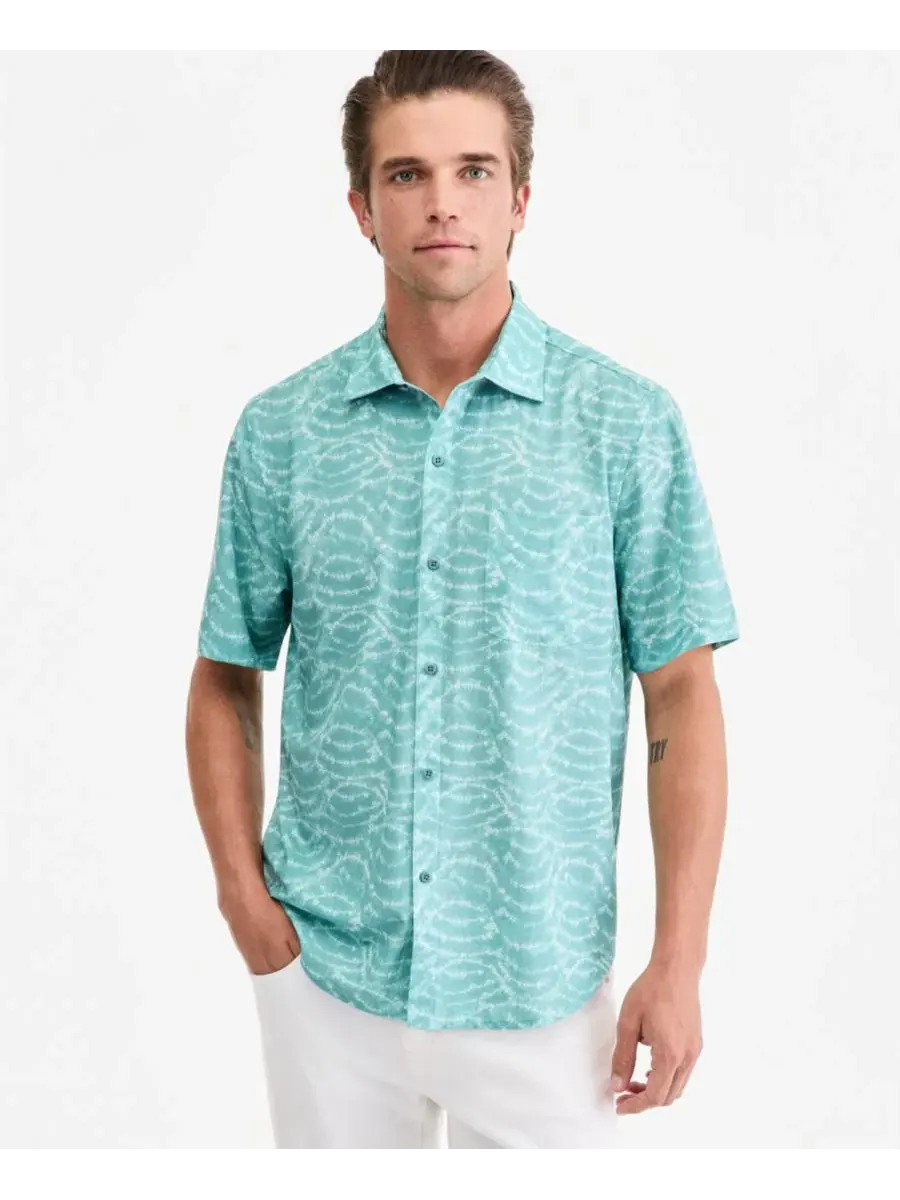 Мужская футболка с коротким рукавом Coast Tidal Mist Tommy Bahama — изображение 2 из 7, водоносный