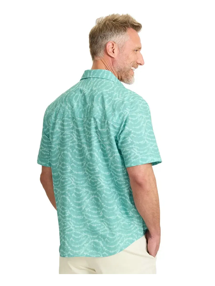 Мужская футболка с коротким рукавом Coast Tidal Mist Tommy Bahama — изображение 3 из 7, водоносный