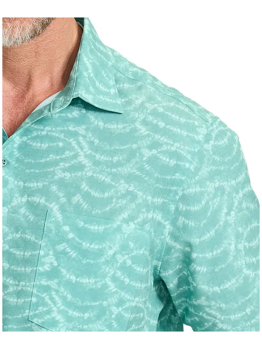 Мужская футболка с коротким рукавом Coast Tidal Mist Tommy Bahama — изображение 5 из 7, водоносный