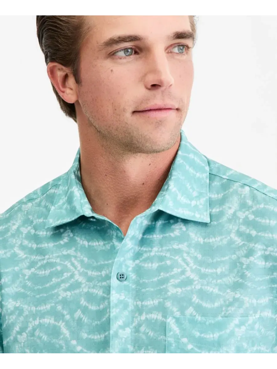 Мужская футболка с коротким рукавом Coast Tidal Mist Tommy Bahama — изображение 6 из 7, водоносный