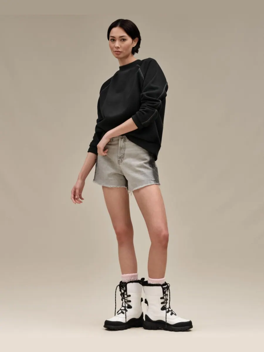 Женская классическая толстовка UGG с круглым вырезом и рукавами реглан UGG — изображение 1 из 4, черный