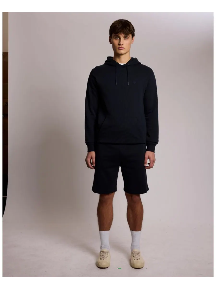 Мужская толстовка с капюшоном Superfine Lyle & Scott — изображение 3 из 3, темный темно-синий
