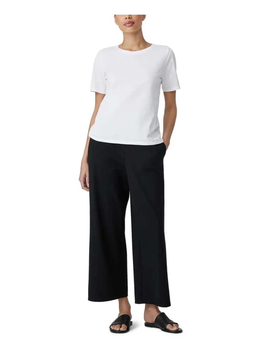 Женская футболка с круглым вырезом Eileen Fisher — изображение 2 из 4, белый