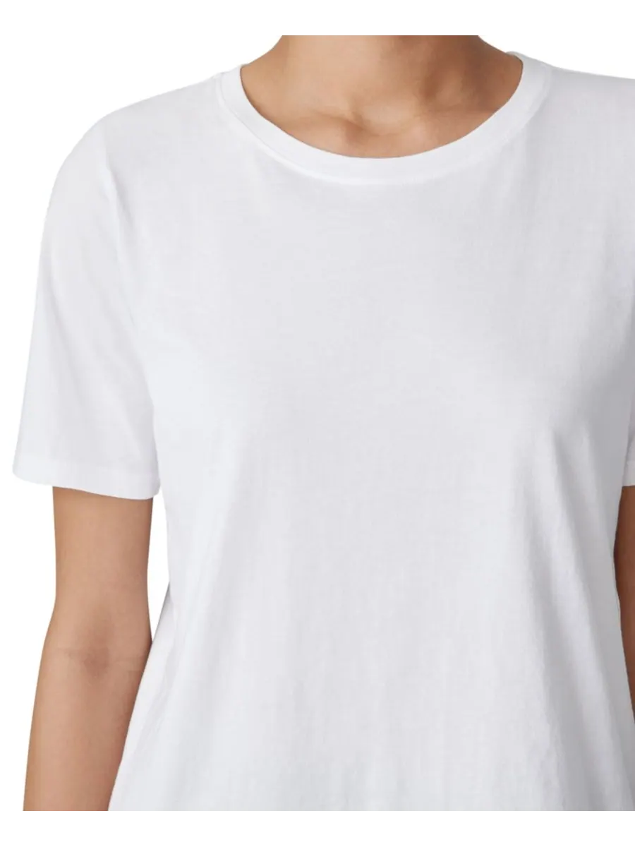Женская футболка с круглым вырезом Eileen Fisher — изображение 3 из 4, белый