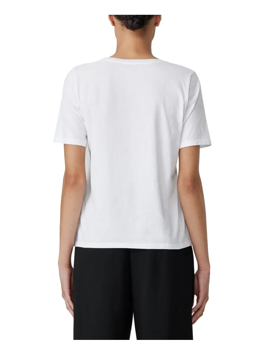 Женская футболка с круглым вырезом Eileen Fisher — изображение 4 из 4, белый