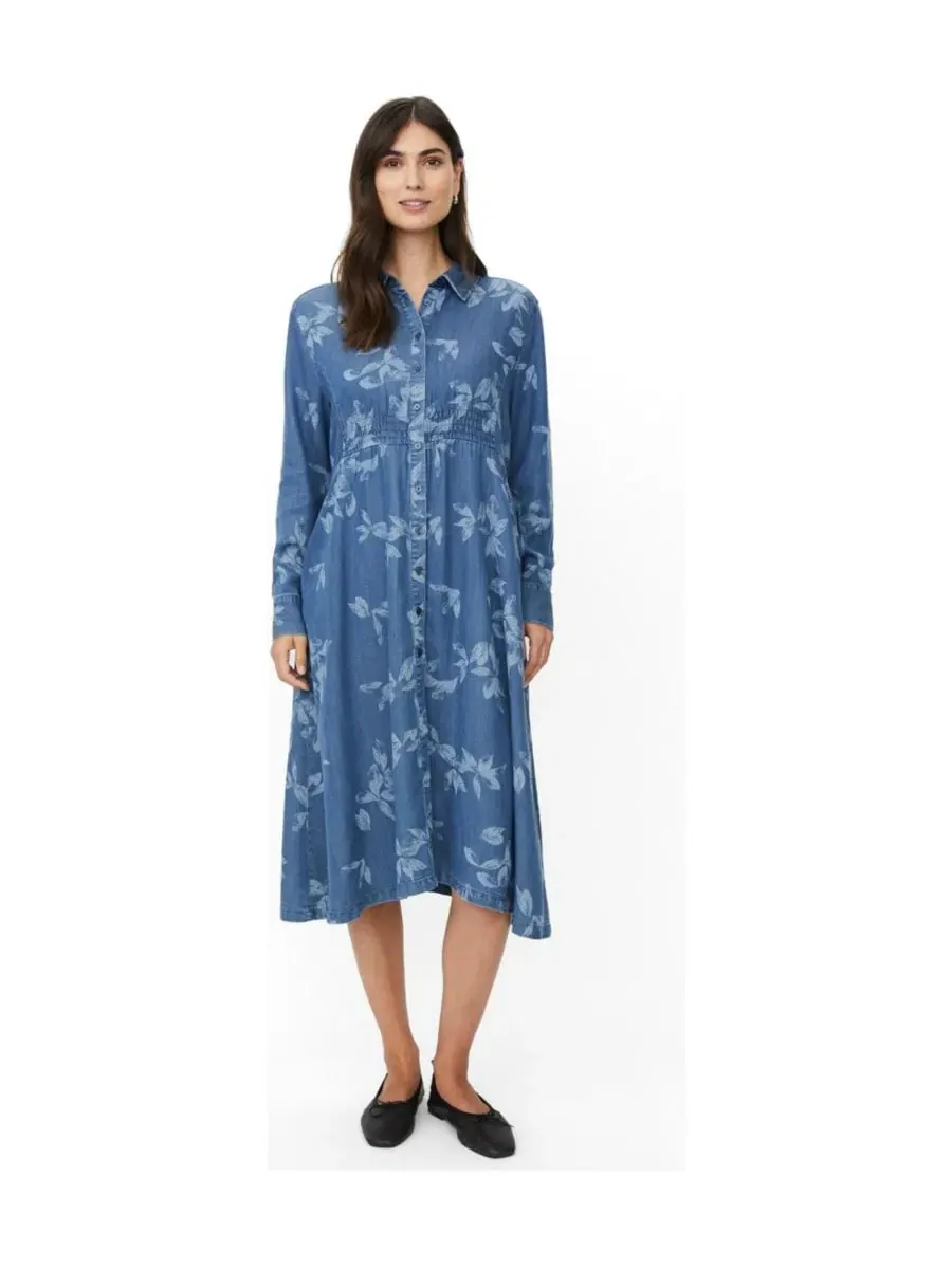Платье-рубашка миди с цветочным принтом MaNokolo Floral Print Midi Masai Copenhagen — изображение 1 из 5