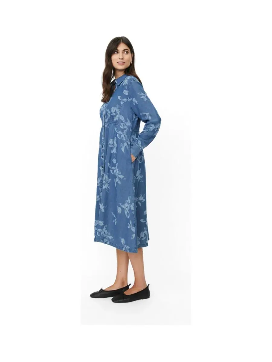 Платье-рубашка миди с цветочным принтом MaNokolo Floral Print Midi Masai Copenhagen — изображение 2 из 5