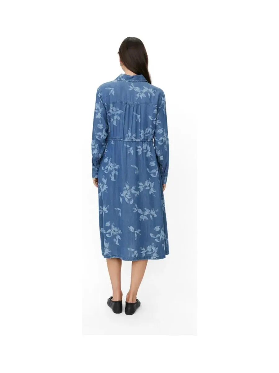Платье-рубашка миди с цветочным принтом MaNokolo Floral Print Midi Masai Copenhagen — изображение 3 из 5