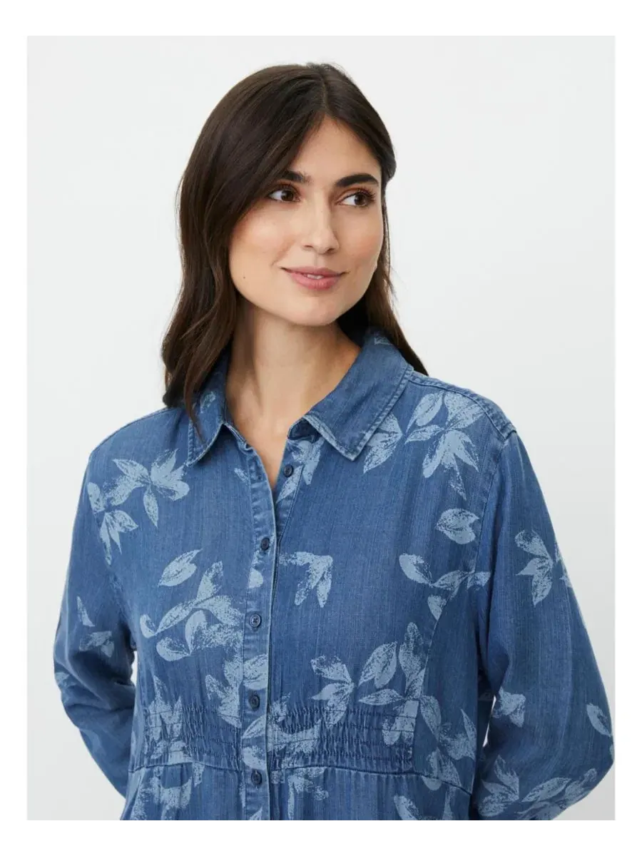 Платье-рубашка миди с цветочным принтом MaNokolo Floral Print Midi Masai Copenhagen — изображение 4 из 5