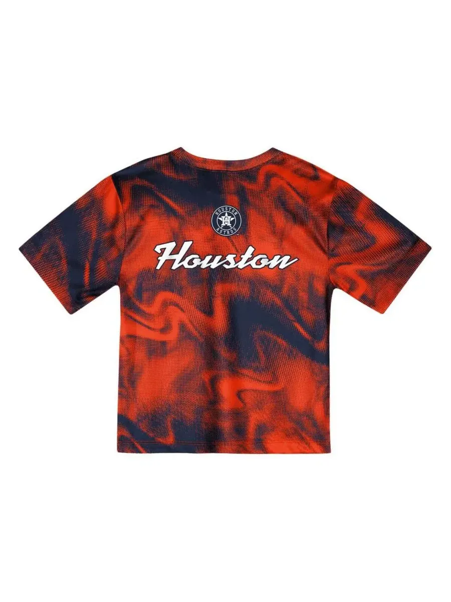 Комплект из футболки и шорт с принтом Houston Astros Hitter Infielder Outerstuff — изображение 3 из 4, оранжевый