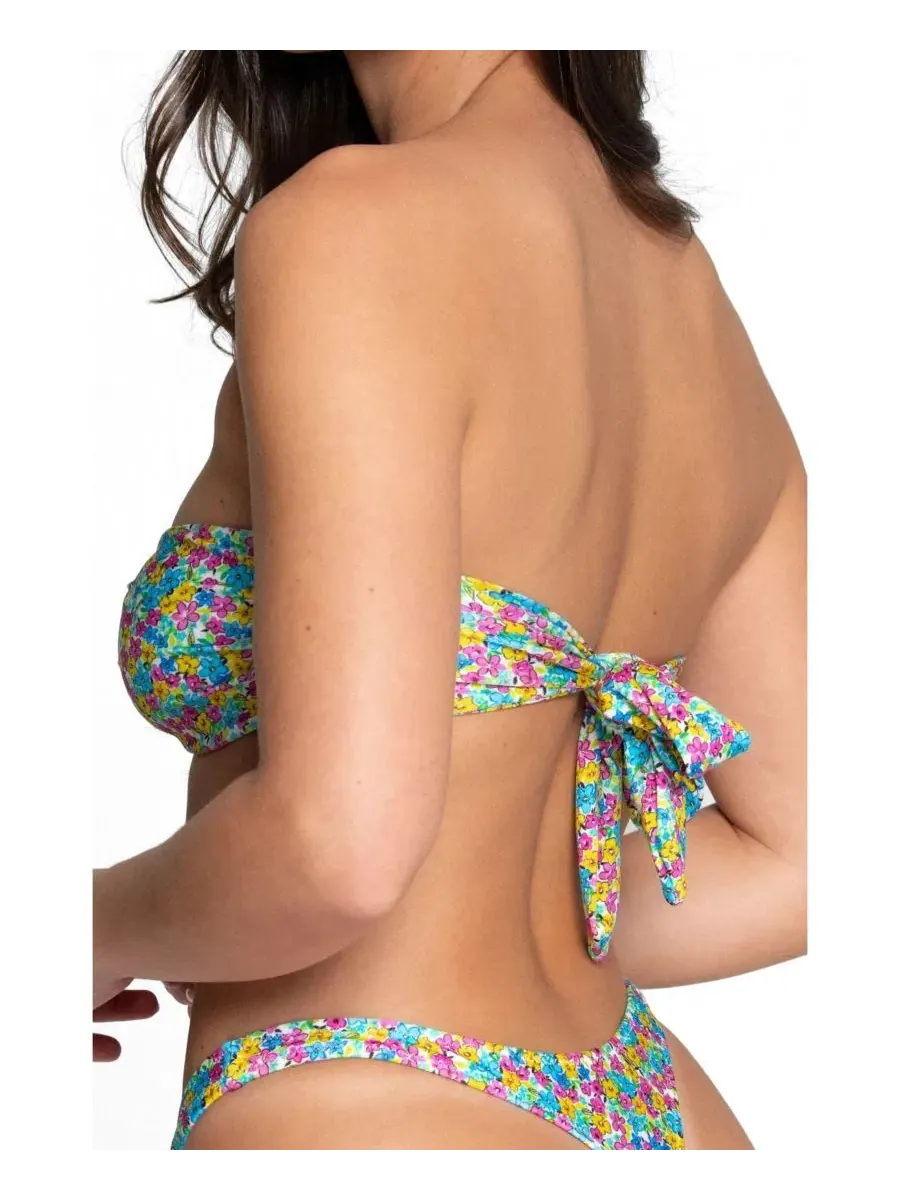 Топ-бандо с кольцом Bright Swimwear — изображение 2 из 3, мульти