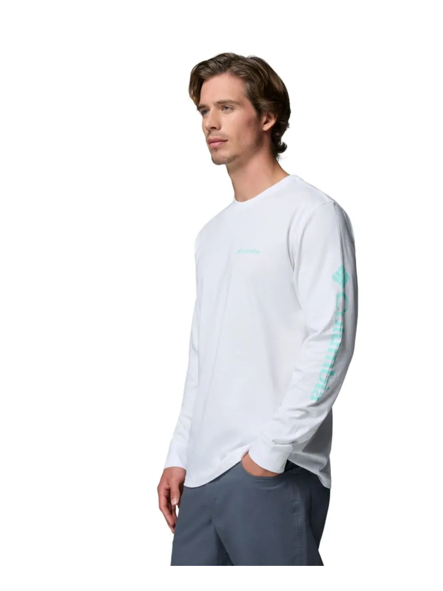 Мужская футболка с длинными рукавами Fundamental Graphic Columbia — изображение 3 из 5, прозрачный