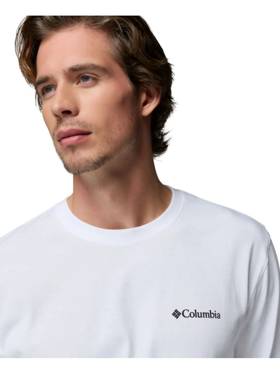 Мужская футболка с длинными рукавами Fundamental Graphic Columbia — изображение 4 из 5, белый