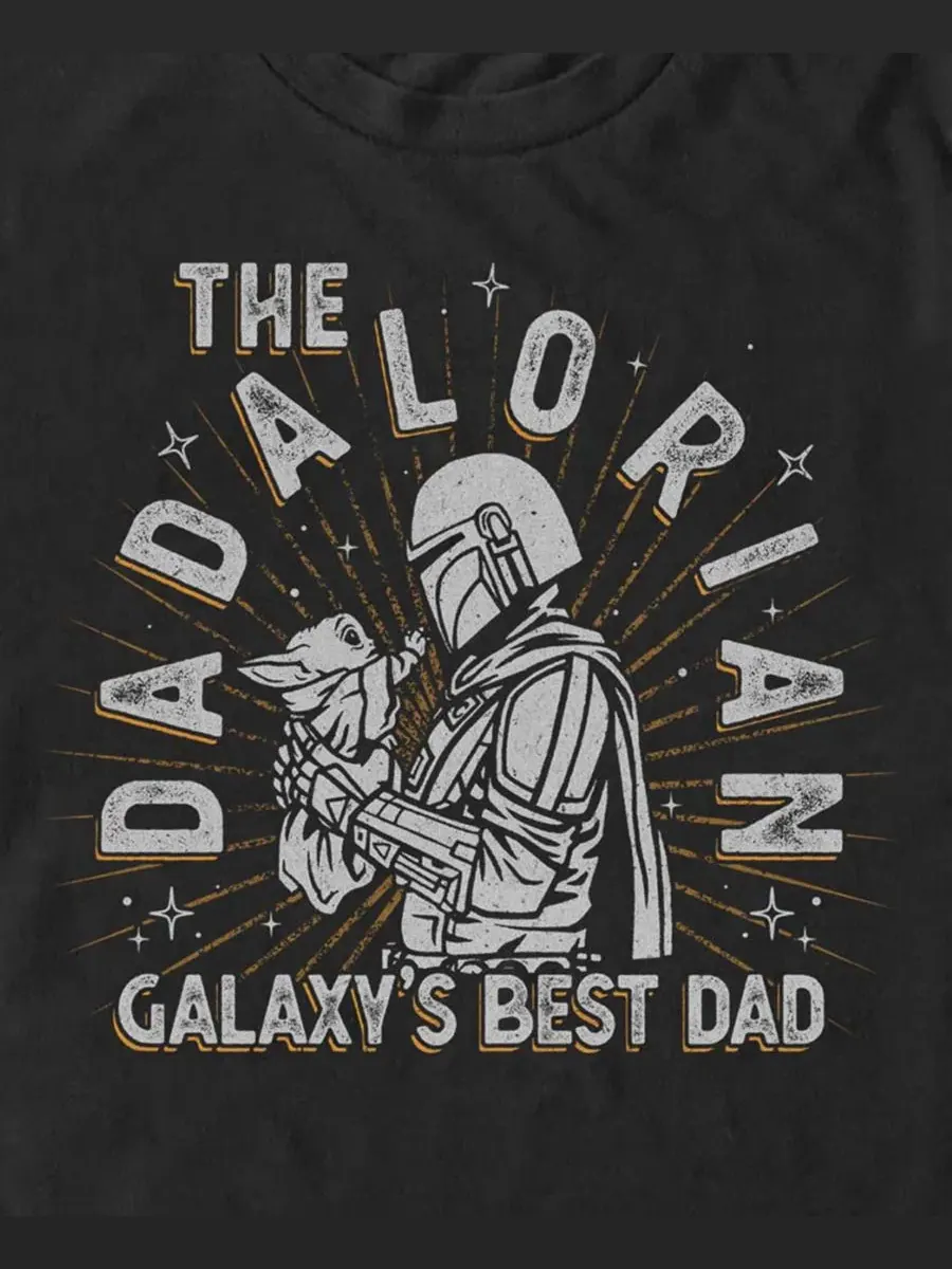 Футболка с длинным рукавом The Dadalorian Fifth Sun — изображение 3 из 3, черный
