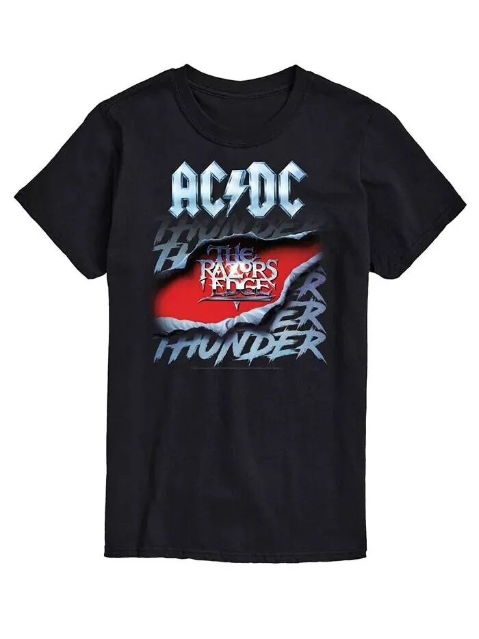 Мужская футболка ACDC Thunder AIRWAVES — изображение 1 из 2, черный