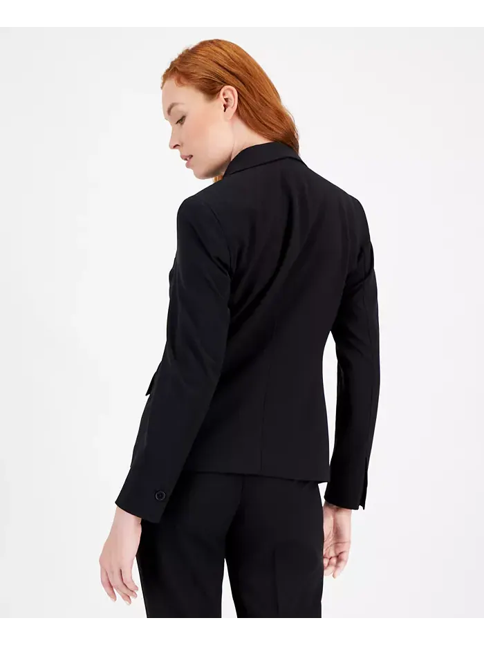 Двухпуговичный блейзер с би-стретч Anne Klein — изображение 3 из 4, черный
