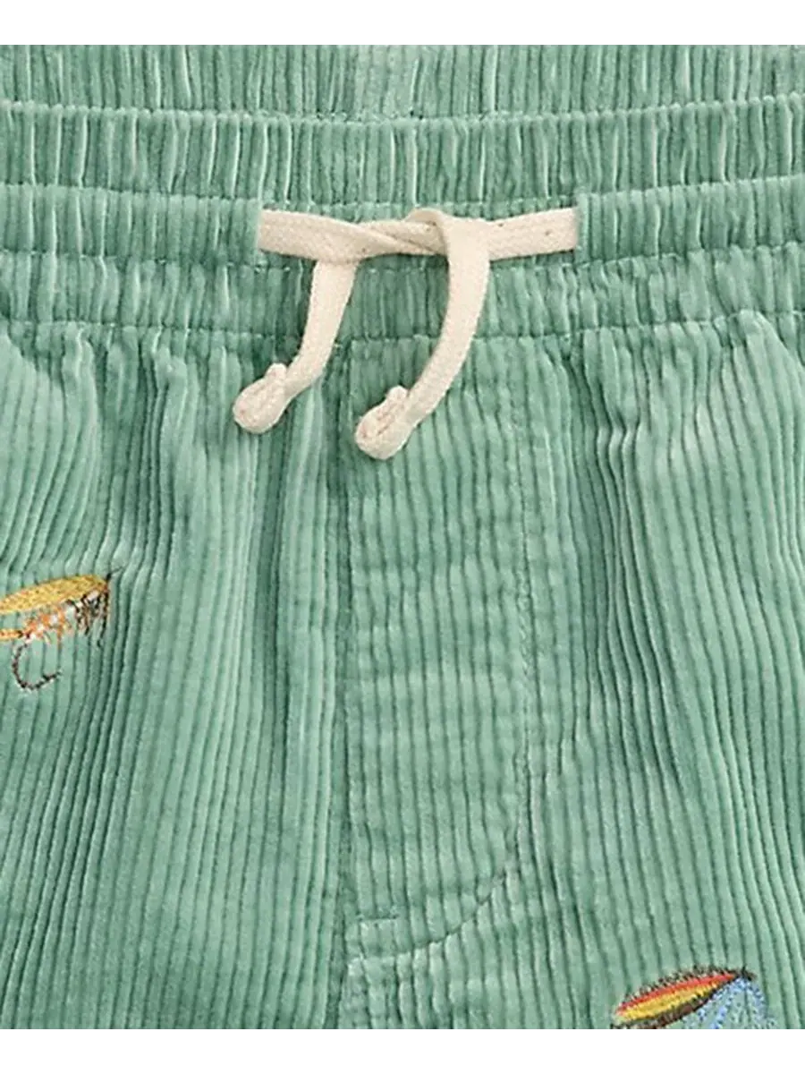 Детские вельветовые шорты Polo Prepster с вышивкой, размер 8-20 Polo Ralph Lauren — изображение 3 из 4, мятный