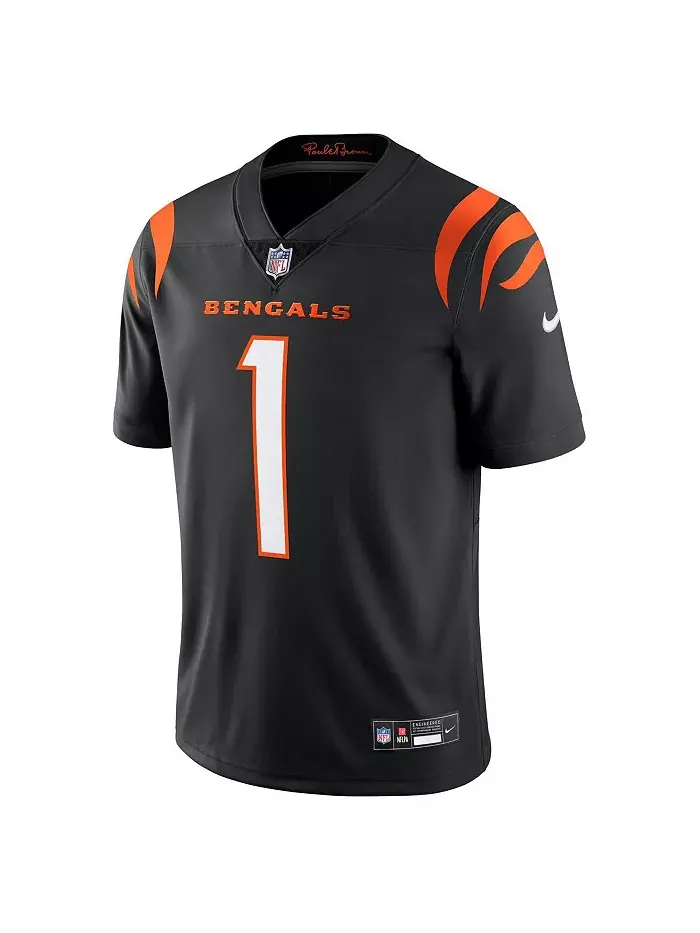 Мужская футболка Ja'Marr Chase Cincinnati Bengals Vapor Untouchable Limited Nike — изображение 2 из 3, черный