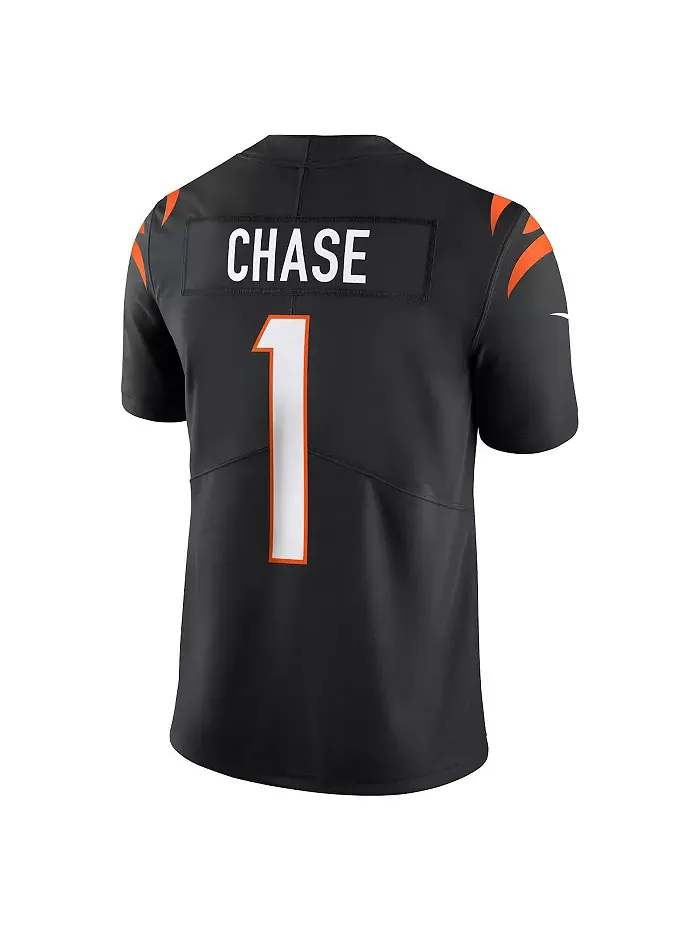 Мужская футболка Ja'Marr Chase Cincinnati Bengals Vapor Untouchable Limited Nike — изображение 3 из 3, черный
