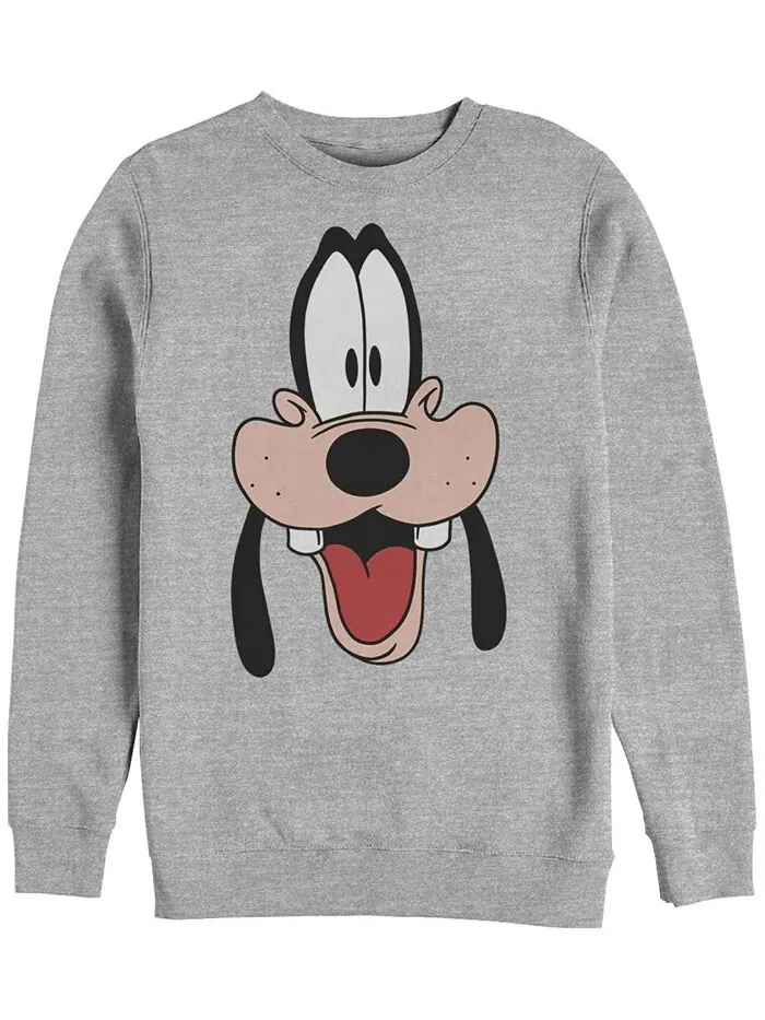 Мужская футболка с длинным рукавом Goofy Dad Big Face Fifth Sun — изображение 1 из 1, серый