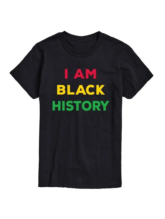 Мужская футболка с короткими рукавами I Am Black History Month AIRWAVES — изображение 1 из 2, черный