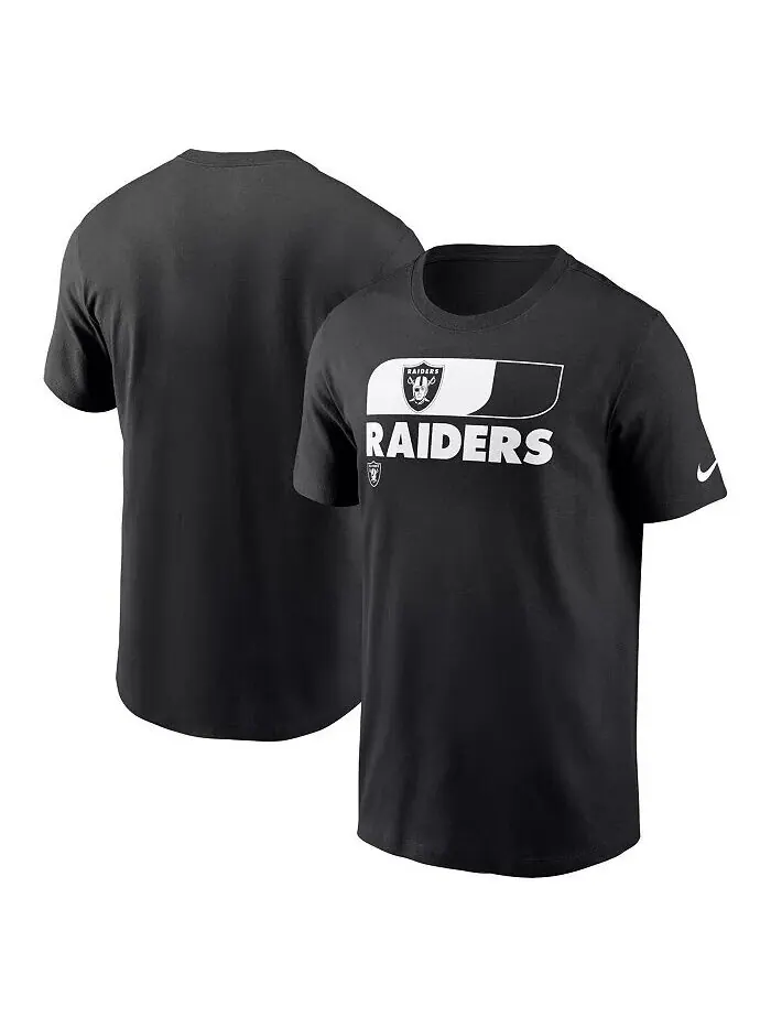 Мужская черная футболка Las Vegas Raiders Air Essential Nike — изображение 1 из 3, черный