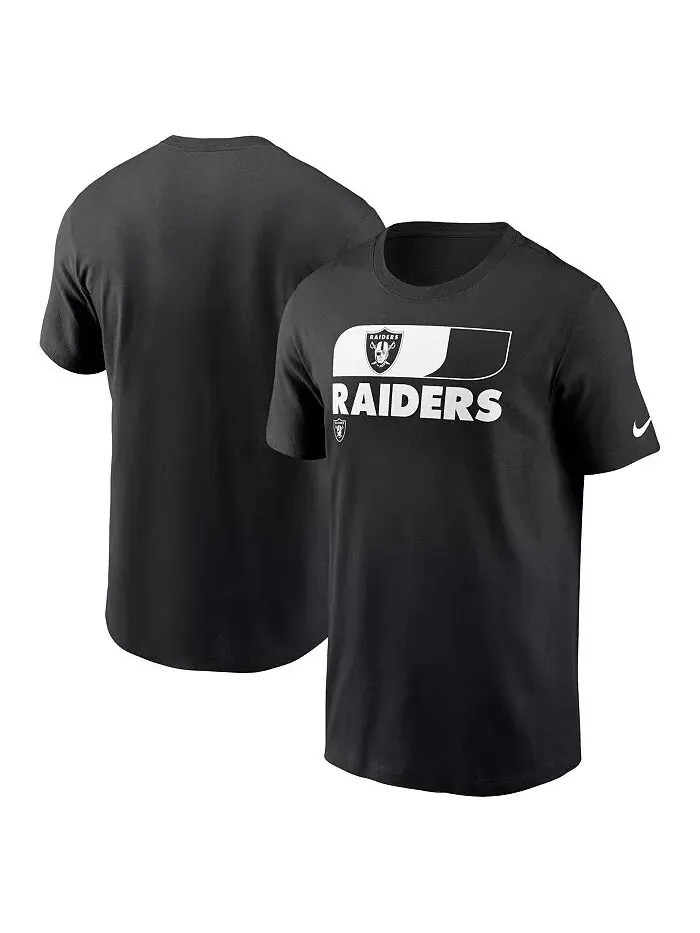 Мужская черная футболка Las Vegas Raiders Air Essential Nike — изображение 1 из 3