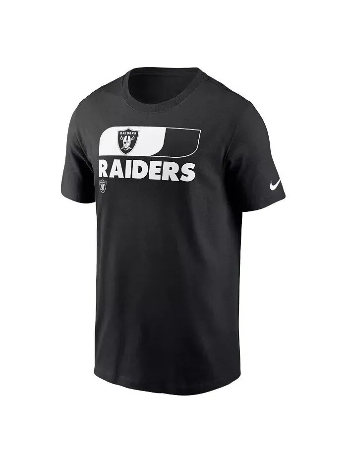 Мужская черная футболка Las Vegas Raiders Air Essential Nike — изображение 2 из 3