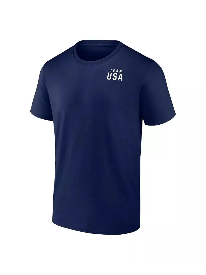 Мужская футболка Navy Team USA Dreams Made Here Fanatics — изображение 2 из 3, темно-синий
