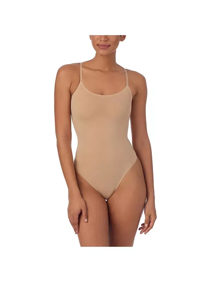 Женский бесшовный боди Litewear DK4029 DKNY — изображение 1 из 2, коричневый/бежевый
